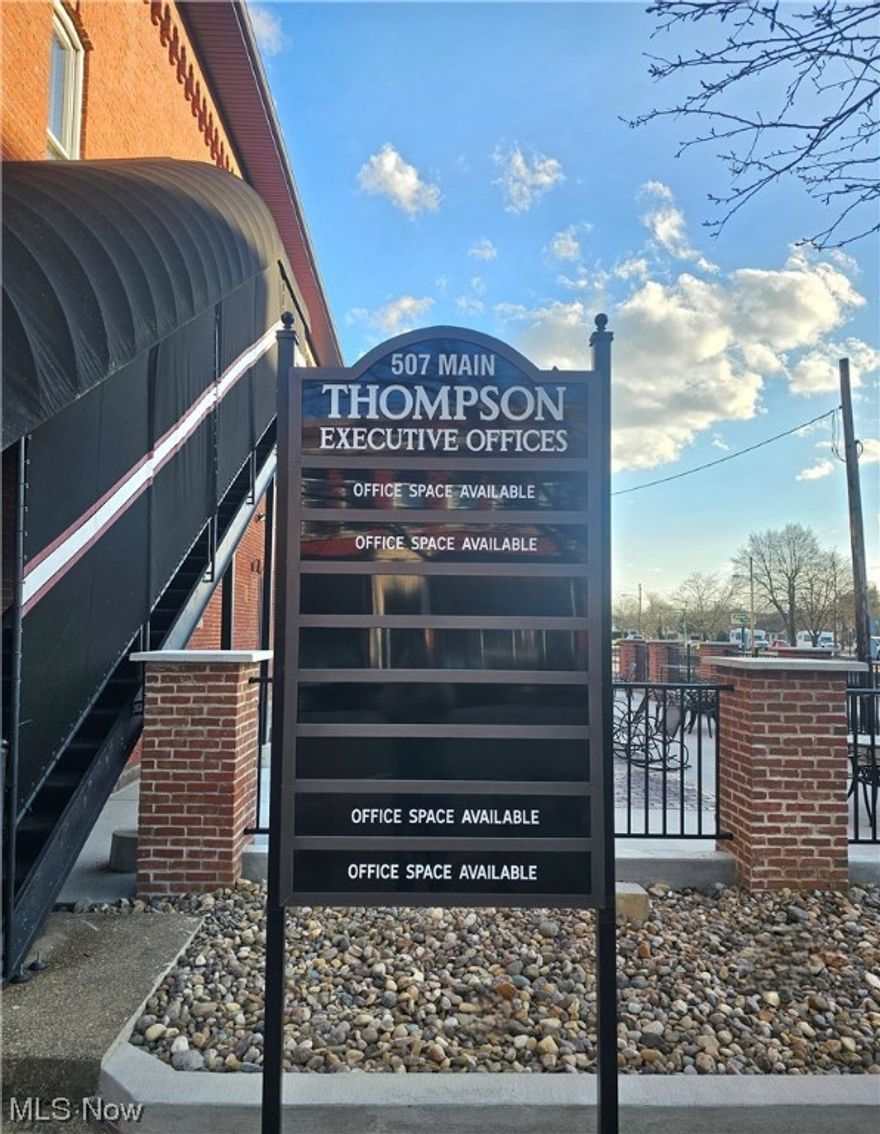 EXECUTIVE OFFICE SPACE AVAILABLE! Positioned in a great location in the Historic District of Downtown Coshocton on Main St., these Multiple Furnished Single & Double Executive Offices are now available for new tenants. (Square footage for the 7 offices range from 145 sq.ft.- 450+sq.ft.) Each office is private, furnished and unique! Be a part of this great Main Street Location that has privacy & fantastic curb appeal offering great business exposure. The fantastic lease includes THE ENTIRE SECOND FLOOR OF 3,950 SQUARE FEET INCLUDING 7 Furnished Offices, 24/7 Building Access, Wi-Fi, Board Room, Off-Street Parking, Main Street Mailing Address, Main Street Signage, Interactive Visual Intercoms in each personal office and Full Security Monitoring! Many updates-both cosmetically and mechanically- including but are not limited to new paint, carpet and furnishings. Your client(s)/visitor(s) will be able to access & enjoy the Main Street entrance, waiting area, and the private board room. There is a kitchen for all occupants to utilize. There are two private restrooms and multiple storage closets. Tenant will be responsible for all utilities excepting Wi-Fi and Security. All offices/rooms are not pictured in listing photos. Listing Agent is the building owner & can be on-site for each showing if requested & available for any questions. Contact a licensed real estate agent for a private showing.