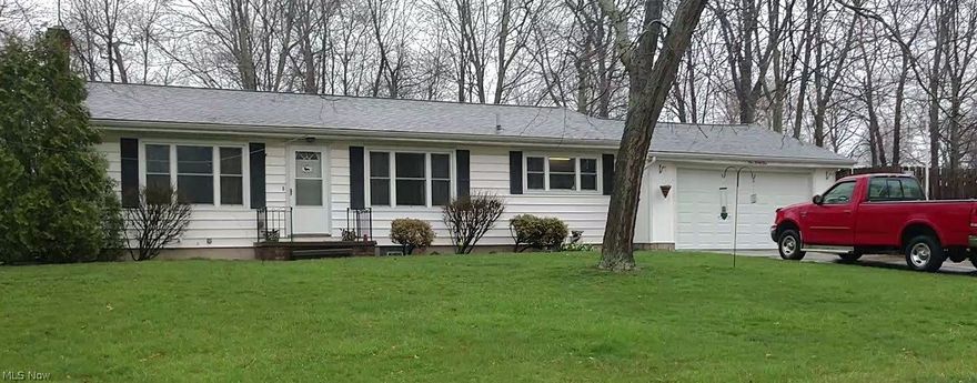 Convenient one floor living.  All appliances stay.  Hardwood flooring.  Partially finished basement.  Privacy fencing,  Rear patio/porch to enjoy outside entertaining.  New windows, roof, waterproofing and added insulation 2009.