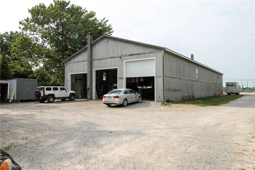 Turn Key Mechanic Shop. Sale includes complete business, buildings, land, and home. Business alone was valued at over $140K.  2.2 acres, Commercial property & 3 bedroom & 2 full baths ranch home on the rear of property. Frontage is being used as a full service Automotive Shop & sits on 1 acre with outdoor storage sheds. The 50x80 Warehouse has 5000sqft and 16'ceilings. There is water & bath in the building. The septic has been inspected every year, & there is a kitchen space in the warehouse. There are 2 overhead gas heaters, waste oil heater. Front garage has apartment up front, 1,000 sqft office & storage space. There is 1-18,000lb twin post lift, 2-7,000lb twin post lift, 4 post drive on lift with air jacks, alignment machine, & 12,000 drive on lift with air jacks, 5-total lifts. There are also 4 high bay drive-in doors, 14'-16' doors & building is 80' long. The tire machine is up to 22'' wheels, wheel balance, air compressor, & building is plumbed for air lines. Also 200 AMP and 22