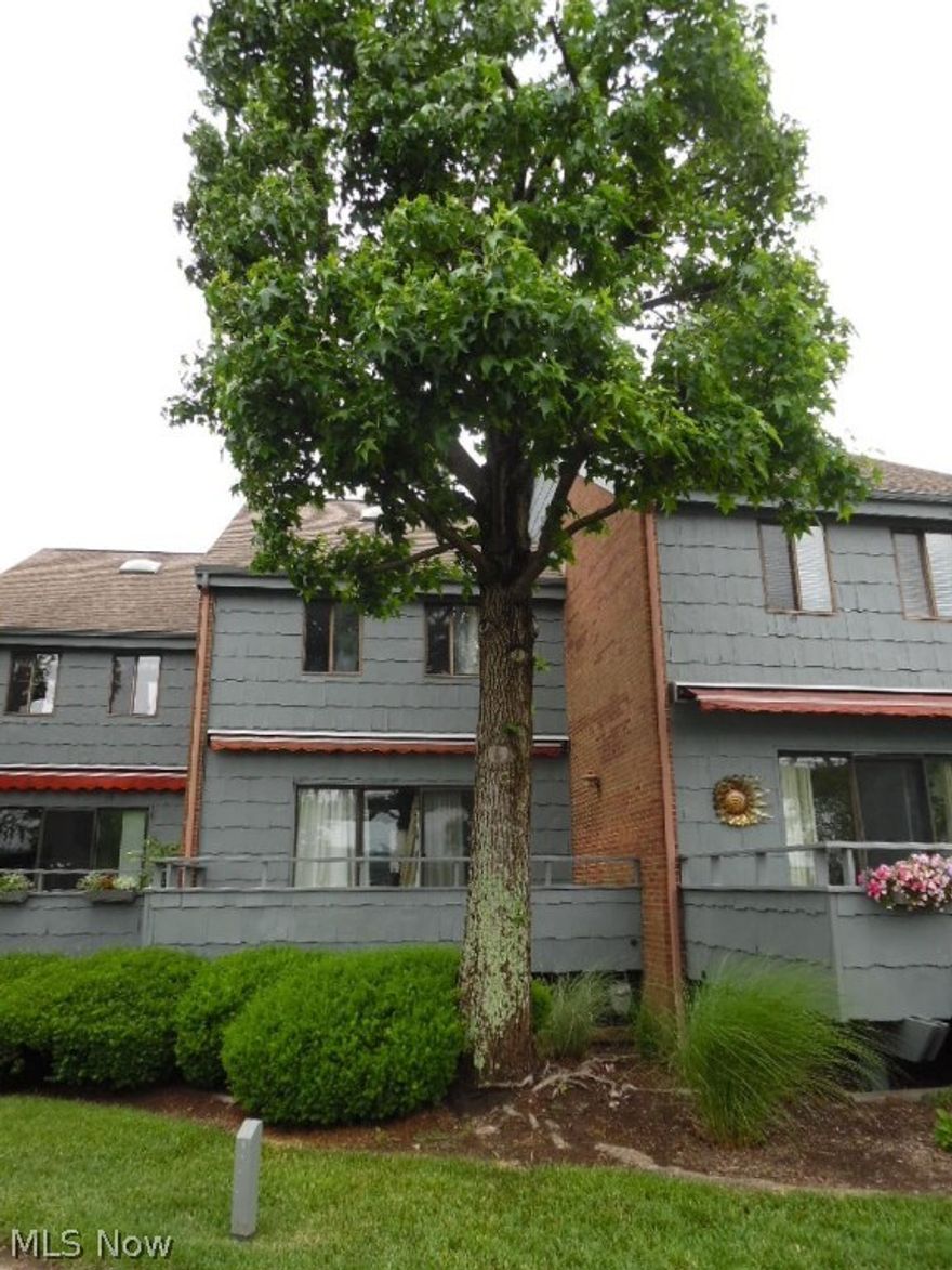 CONDO OVERLOOKING THE MIGHTY OHIO!!! Live the good, easy life in this contemporary condo!!  New Kitchen with white cabinetry and LVT flooring still has room to add a big island for additional prep area and seating!!  Living room with fireplace leads to the composite floored deck for you to enjoy breathtaking views of the river, festivals, sunsets, boats and nature!!  The second floor has two nice sized bedrooms, two full baths, laundry facility all with new flooring and updated main bath.  Master bedroom has a loft on the third level with bath, skylight ample storage closets and office space. All new windows will be installed this year.  Don't wait to see this one!!