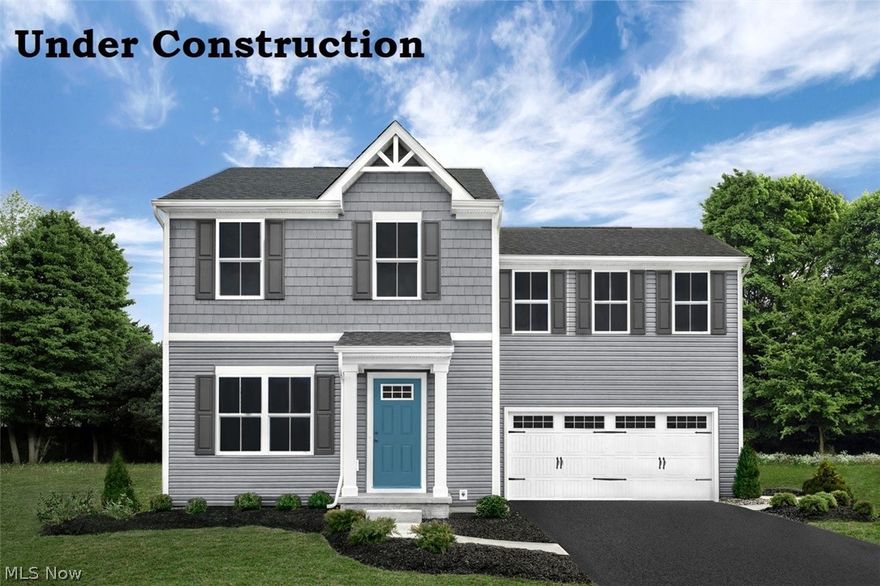 Rare opportunity…May move-in, new construction home at Ryan Homes Whisper Creek community in Lodi.  Our popular 4 bedroom, 2 ½ bath Birch includes it all!  The low maintenance cottage style exterior includes landscaping.  Inside your family will love the open concept great room/dining room/kitchen with eat-in island.  The cabinets are upgraded linen and the countertop is granite.  All appliances, including the fridge are included.  Upstairs are 4 bedrooms, 2 full baths and a convenient laundry room with washer and dryer.  The unfinished basement allows for future growth.  Full new home warranty is included.  Call today for your personal appointment.  Photos for representation only.