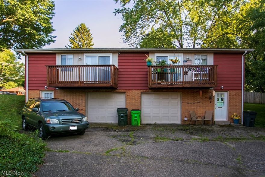 Great investment property. Located in a beautiful residential area. Both units have a finished area in the lower level that could be used as a third bedroom. Laundry room in lower level. Units have a great floor plan with plenty of closet space and extra storage. This unit has newer patio sliding doors, newer down spouts & gutters.