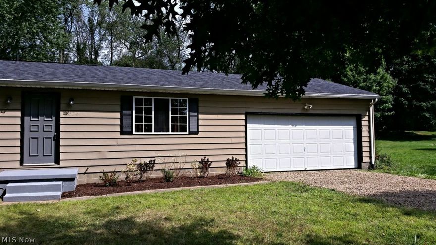 Nice ranch on large lot! Lots of space. Just one look and you will fall in love. Updates through-out. 3 bedrooms plus a 4th finished bedroom in the basement. Huge basement that has an extra family room with fireplace. A lot of closet space throughout. A nice 22 x 14 livingroom with new flooring. Large kitchen featuring newer appliances, tile floor and backsplash and new countertops. Nice back patio. New flooring,  lighting, kitchen, doors, bath, plus more throughout the house. The yard is perfect for entertaining, cookouts, and picnics. Large 2 car garage with electric and space for your tools. House is neutrally decorated. Unpack and enjoy! SELLER FLEXIBLE!