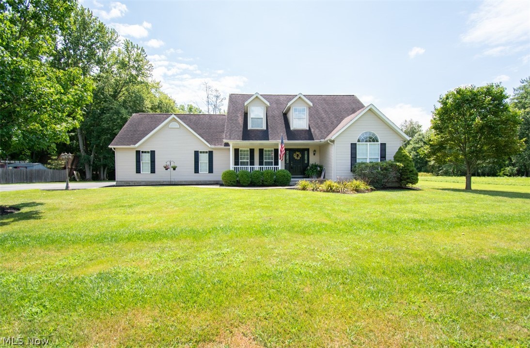 Meticulously maintained beautiful 3 bedroom home on 1.38 private acres! This home was COMPLETELY updated in 2018/2019. New Kinetico Premier Series twin tank system with reverse osmosis system for your drinking water. New hickory hardwood floors throughout the 1st floor and balcony landing! New tile floors in bathrooms. New carpet in 2nd floor bedrooms. Easy living with 1st Floor Master Suite with stunning bath and custom walk-in closet. Great room features vaulted ceilings, open balcony and a beautiful fireplace. 2 large bedrooms on 2 second floor, each has 1 clothes closet and 1 storage closet! 3 full bathrooms and one 1/2 bathroom for your convenience. Gorgeous kitchen with white shaker style cabinets, granite countertops with subway tile backsplash, high-end stainless appliances. You will love entertaining in the fabulous, fully finished basement with an amazing bar and stone fireplace. Beautifully finished laundry room with lots of cabinets, countertop space and storage closets. Th