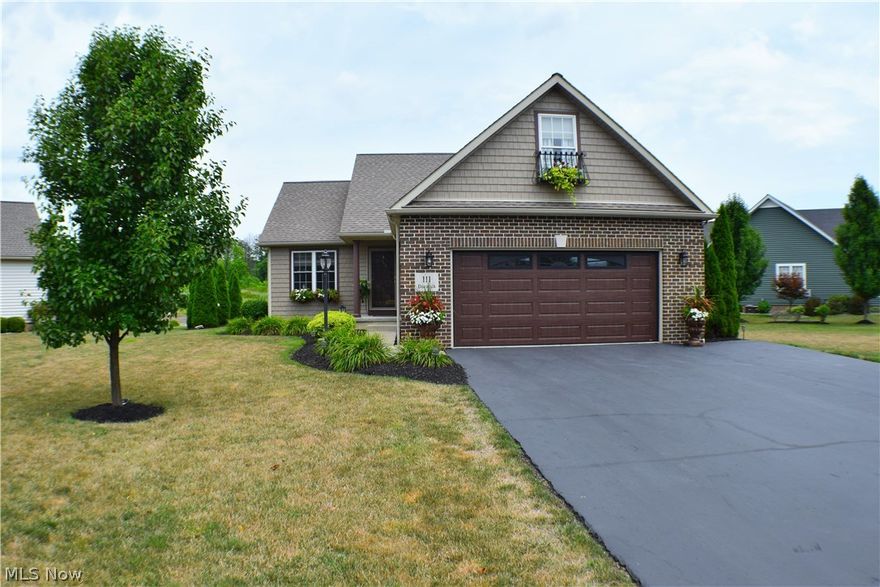 Stylish modern living on the golf course.  This immaculate 3 bedroom open concept home offers so much w/spacious rooms, cozy fireplace and a breathtaking location on the golf course. Beautiful new patio takes full advantage of the views. One floor living with  Extra lg. bonus room on the second floor for guests;  Quality finished basement features a full bath and a family room / entertainment room complete with beautiful bar / den and more. Don't wait on this.