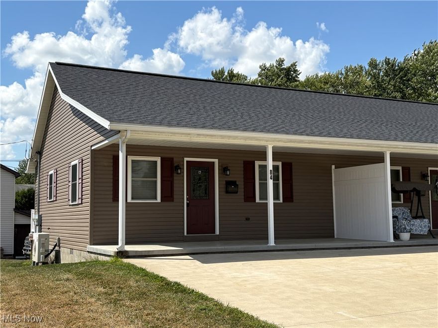 For rent! Well maintained ranch triplex. 2 bedroom unit with open floor plan. Kitchen with pantry includes appliances. Main floor laundry. Large back deck with privacy walls between units. Quiet, dead end street. No pets, no smoking. $45 application fee per adult for credit and background check. $995 security deposit required at lease signing. Tenants pay electric, owner pays water, sewer and trash.