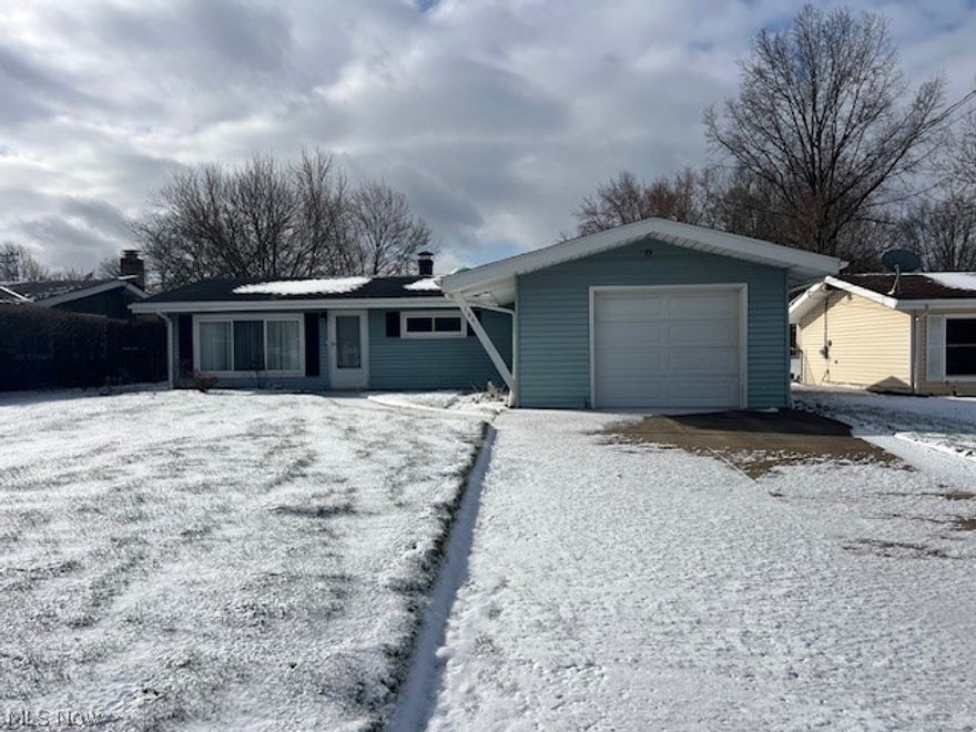 Come see this refreshed 3-bedroom, 1-bath ranch in Northfield Village. This home features fresh paint and new flooring throughout, giving it a clean, updated feel. Completely refreshed and move-in ready, it is ready for its new owner. Schedule your showing today.
