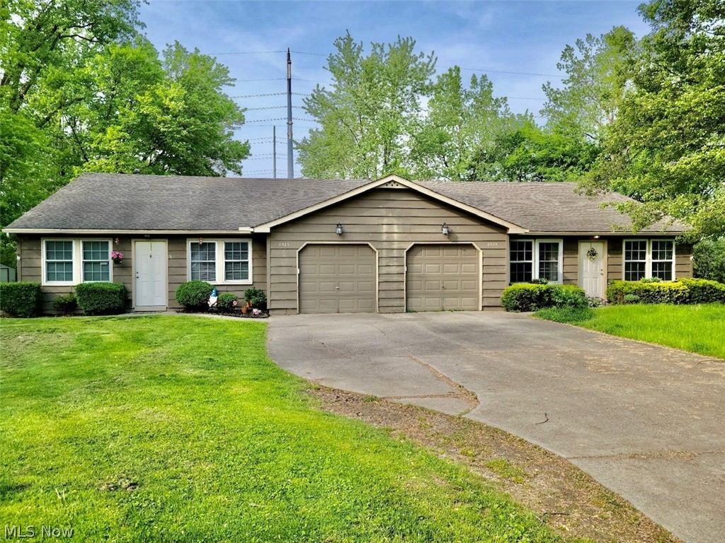 A rare opportunity to own a side by side ranch 2 unit in Strongsville! Each unit offers 3 bedrooms and 1.5 baths as well as in suite laundry and attached garages! Units are identical other than slight decor changes. This well maintained property offers many updates including both furnaces in '13, roof complete tear off in '05, gutters in '09, Exterior Painted '09, new toilets '13, new front doors in '13, updated kitchens, In Addition: Unit 8523 also offers new A/C in '05, H2O in '12, Unit 8525 has a new A/C in 13, plus Newer bathroom flooring. Excellent tenants with leases expiring in 2023 both wish to stay!
