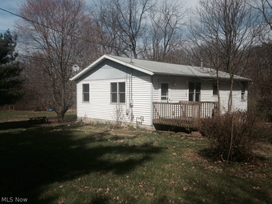 Rare find! Newer home in Stow on private lot, huge detached 2 car garage, basement is ready to be finished with second fill bath.