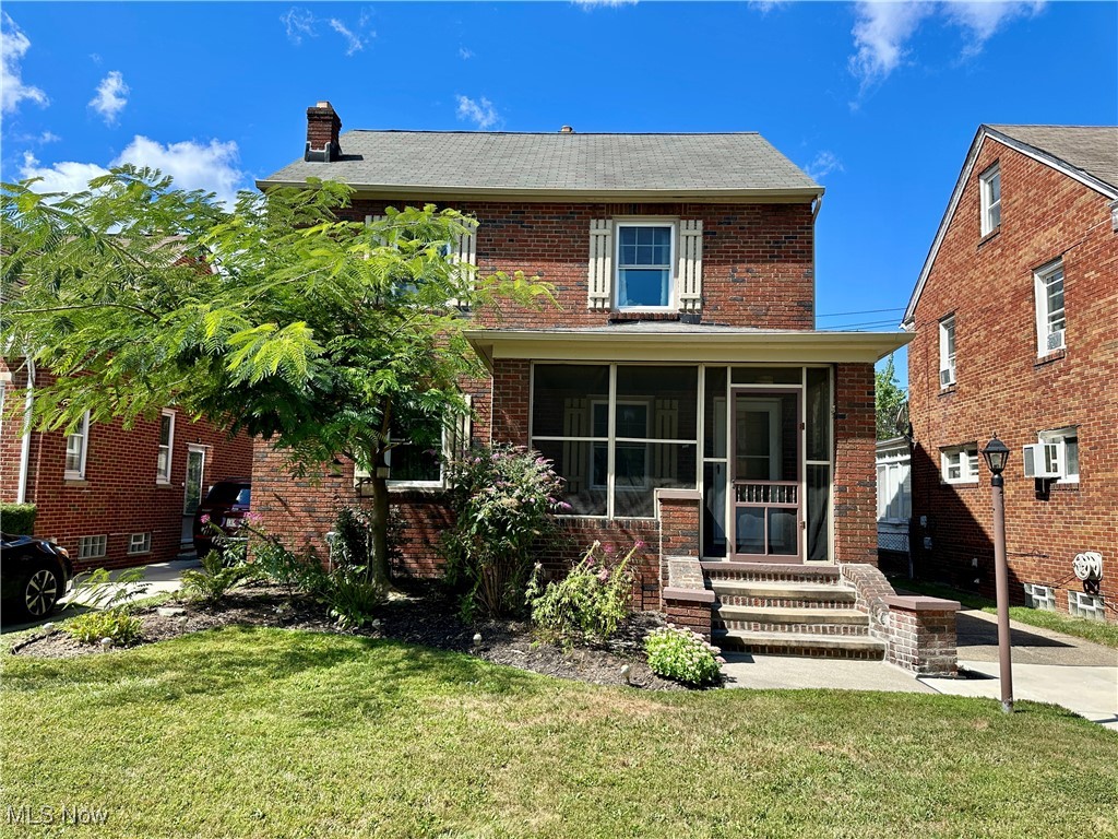 Welcome to this charming 3-bedroom, 1.5-bath brick colonial in Euclid’s sought-after Edgecliff Beach Club neighborhood!
From the moment you arrive, you’ll notice the screened-in front porch, classic wooden shutters, and mature landscaping that give this home timeless curb appeal. Just a short walk away, you’ll find the private Edgecliff Beach Club, where an optional annual membership provides access to Lake Erie, a clubhouse, pavilion, fishing pier, basketball court, and playground.
This home is Euclid Point-of-Sale violation free and offers nearly 1,500 sq. ft. of living space, with additional unfinished areas in the attic and basement ready to customize to your needs. Inside, you’ll appreciate original details like crystal doorknobs, a brick wood-burning fireplace, arched doorways, built-in corner cabinets, and leaded glass windows. The first floor has been updated with durable, waterproof luxury vinyl plank flooring, and the spacious kitchen provides plenty of room for cooking and entertaining, with easy access to the backyard from the rear porch. A convenient half bath is located near the side entry.
Upstairs, you’ll find three generously sized bedrooms and a full bathroom, while the insulated walk-up attic offers excellent potential to finish as a 4th bedroom, office, or playroom. The basement provides laundry space and additional storage with plenty of room to finish as you like. Outside, the fenced backyard includes a two-car garage.
Close to schools, hospitals, parks, shopping, and dining, this home has so much to offer. Schedule your showing today and discover all that Euclid living has to offer!