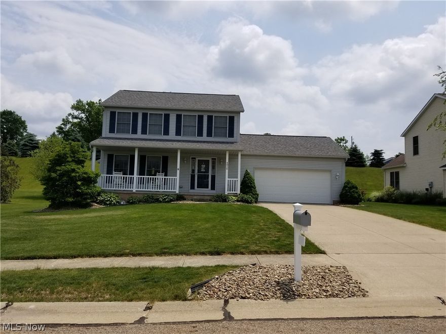 Welcome to 4824 Almond Way, Brimfield Township.  This lovely 3 bedroom 2.5 bath home is waiting for you.  The open foyer looks into the spacious great room with stone gas burning fireplace.  The kitchen boasts a nice island, tiled back splash, all appliances, updated lighting and is open to the dinette.  The laundry room and side entrance complete the first floor.  The master bedroom has generous space for your bedroom set, walk in closet and a nice master bath with dual vanity and tub shower surround.  2 additional bedrooms complete the second floor.  The basement is waiting for your finishing touches.  Watch the sunset from your front porch.  Enjoy entertaining on the expanded back deck that over looks the backyard and 10 x 10 shed.  Nice mature landscaping with washed stone flower beds.  Updates include, roof 2017, deck, shed, water heater, water softener, kitchen back splash, some light fixtures.  The home is conveniently located close to I76, Kent, Akron and Youngstown.