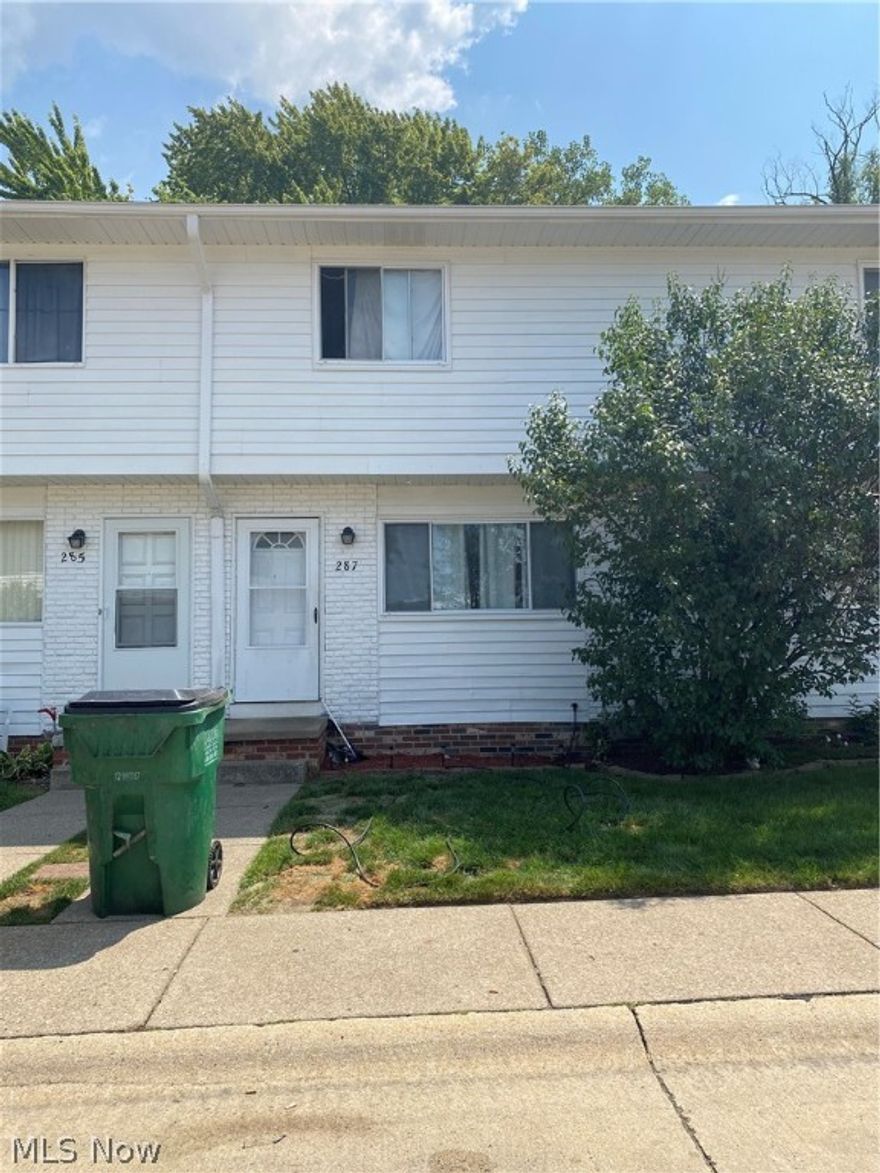 2 bedroom, 1 1/2 bath townhome. Tenant occupied at $710 a month. Leased through March 14, 2022.