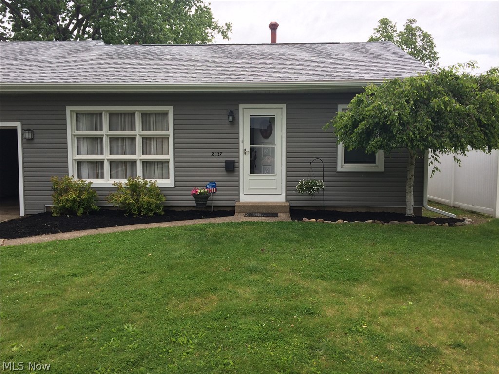 Step into this adorable three bedroom one bath ranch with many updates throughout including new siding, roof, some windows, flooring, updated bath and kitchen! Appliances stay ! Home offers everything on 1 floor! Large backyard for entertaining with a patio! Priced to sell. Make your appointment today. Let us help you SAY YES TO THE ADDRESS!