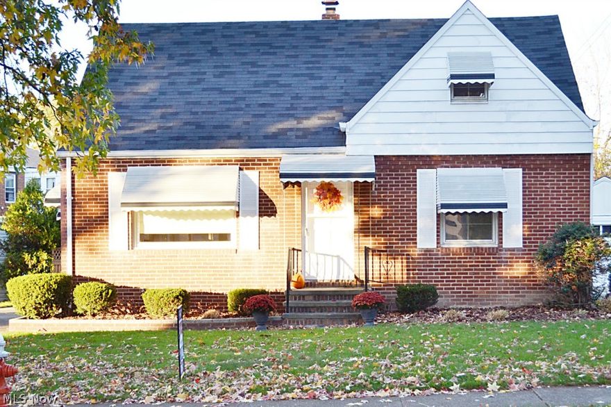Super Sweet Little West Park Brick Bungalow just walking/biking distance to Warren Village. 3 Bedrooms, includes wonderfully spacious 2nd floor dormer. Fresh Paint throughout. Carpet 2014. Fantastic Hardwood Floors. 3 Season Sunroom for extra living space! Newer appliances. Low maintenance yard also. Quick access to I90, CLE airport and Metro Parks. A Must See!! Blue Ribbon Riverside School.