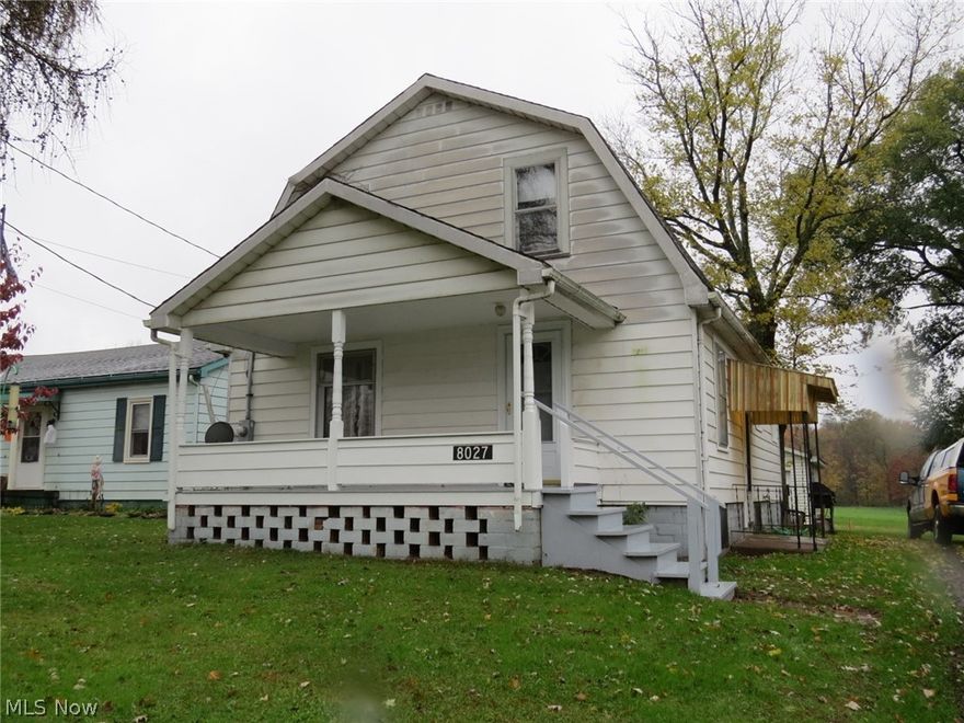 Solid 2 Story with Garage! Here's a good starter or rental property at an affordable price. Located at the Southern edge of Augusta, you'll enjoy country views and room for pets and a garden. Home has 2 bedrooms with a possible 3rd on the first floor. House is ready for a few more updates but already has a newer furnace, updated electrical, newer water pressure tank, etc. There's also a 24x24 detached garage with concrete floor. The covered front porch is welcoming to guests. Call to view today!