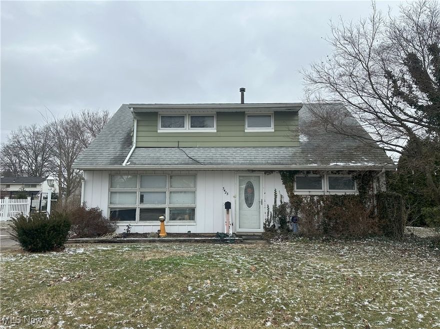 Welcome to this conveniently located Cape Cod in Cuyahoga Falls. Master bedroom, full bathroom, and laundry room are all on the first floor of this roomy slab foundation home, making for easy low-maintenance living. Fully fenced backyard, and covered back porch make it well-suited for pet owners and outdoor activities. Located less than 1 mile from shopping and recreation, this home offers a great blend of privacy and accessibility. Recent updates include paint in 2024, furnace in 2023, and roof in 2010. Schedule your private tour today!