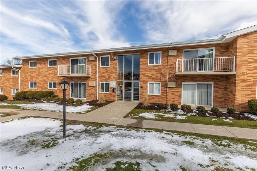 Welcome home to low maintenance living at 471 Tollis Parkway with One Year APHW Included!   Bring your ideas and updates.  Come check out this second floor 2-bedroom, 1.5 bath condominium located in Pinecrest #2. Single floor layout with added storage and an assigned parking carport. Large bedrooms with plenty of closet space. Generous sized living room with slider leading to private balcony patio with picturesque views. Laundry on main floor.  Brecksville/Broadview Hts schools. Heat, Sewer, Water, FOB Security Entrance, Landscaping, Snow Removal, Trash, Parking, Association Insurance/Reserve, Property Mangement included in maintenance fee.  Per HOA listing does not allow pets or subletting.  Thanks for taking time to check out our listing.