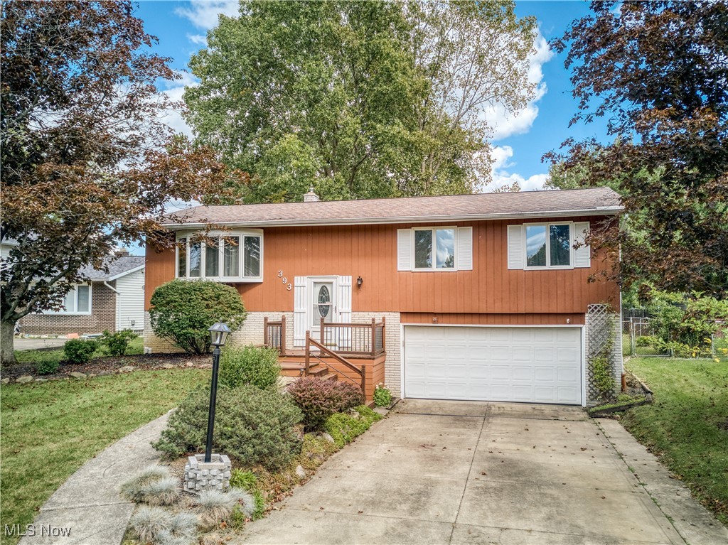 Welcome to 393 Delaware Drive in Brunswick! This charming split-level home offers 3 bedrooms, 1.5 baths, and a 2-car garage in a quiet neighborhood on a dead-end street. With recent updates including new flooring in the kitchen and bedrooms, refreshed kitchen and bathroom cabinets, and more, this home is move-in ready and full of character. Enjoy the outdoors with a spacious deck and storage shed, plus a backyard that’s perfect for entertaining, gardening, or play as it's fully fenced in. Inside, the functional layout provides comfortable living spaces with room to gather, relax, and make it your own. Located within walking distance to both the school and park, this home combines convenience and community in a desirable Brunswick location. Don’t miss the opportunity to make this well-maintained property your next home! Peace of Mind Included! This home comes with a seller-paid one-year home warranty—giving the new buyer extra protection and confidence as they settle in.