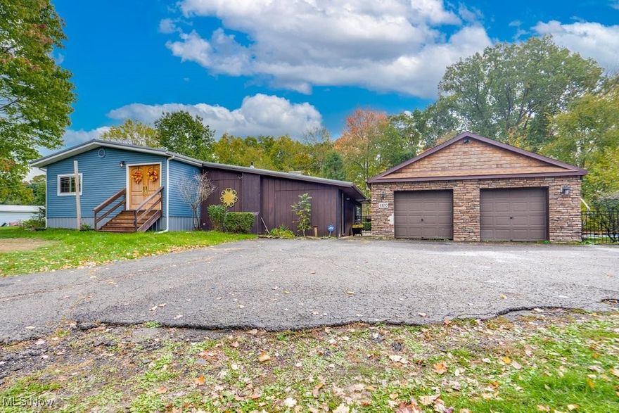 Private Retreat! 6 bedrooms 3 full bath home on 2 parcels totaling over 2.4 acres. This home has an open concept with an updated kitchen and quartz counter tops.The appliances are included. The family room has a stone fire place and is open to the dining area. The second level has 5 bedrooms. The master bedroom is spacious with a master bathroom that has a garden tub and seperate shower. The lower level features a large recroom with a bedroom, full bath and plenty of storage. There is an outside are that includes an in ground salt water pool, patio area, as well as a fire pit and out building for your enjoyment.  There is an 2 car garage and a storage shed. Roof is 4 years old. The seller is offering a home warranty.