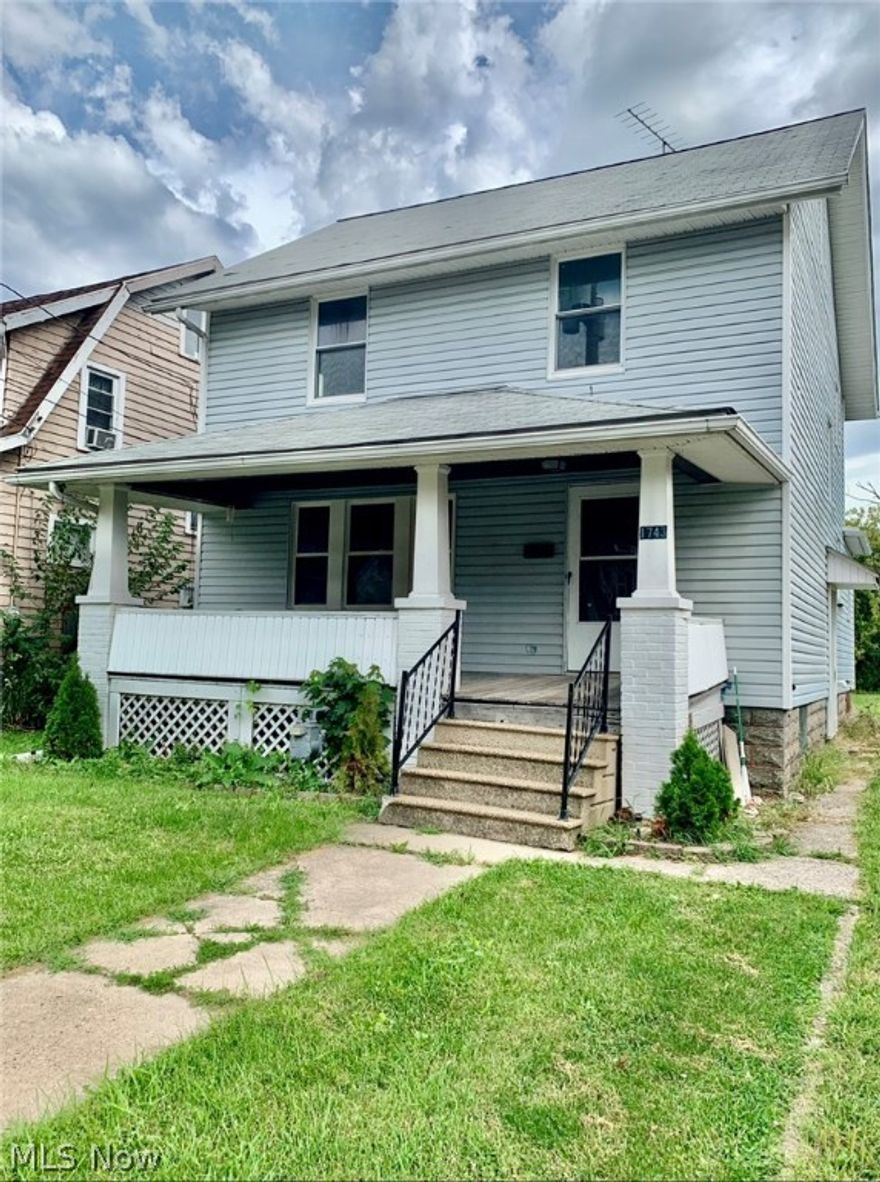 Great investment opportunity! This 3 bedroom, one bath colonial has a large backyard with lots of potential. New flooring throughout the first floor. Large walk-up attic and full basement with new sump pump. This is an AS-IS sale seller will make no repairs