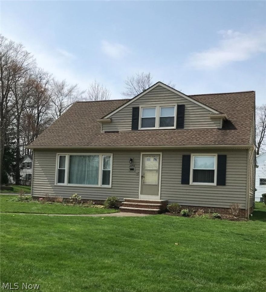 Welcome to this beautifully maintained Beachwood Cape Cod home, with three bedrooms and 2 full baths.  All floors, with the exception of baths, kitchen and family rm, have hardwood , which were refinished on the first floor in 2014. The first floor offers a custom designed remodeled eat-in-kitchen, spacious living room, separate dining room, cozy family room, good size master bedroom, second bedroom, remodeled full bath (2013), foyer and direct access to the attached 2 car garage through the family room.  The second floor features the third, very large bedroom, which could easily be used as the master bedroom, another full bath and a great amount of storage.  The upstairs was fully insulated in 2016. The expansive basement was recently painted on all walls and floor of the unfinished side.  The finished side was also painted and has newer carpet (2015).  Other important items to note are a new roof and siding 2011, new hot water tank 2018, replacement windows throughout except for the