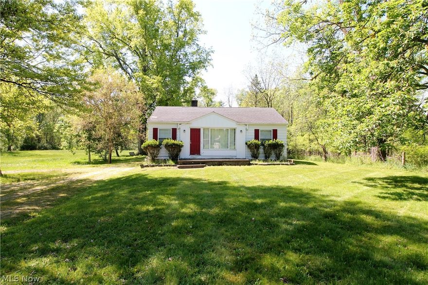 Acreage! Welcome to this charming three bedroom, one full bath ranch home on 1.16 acres. This home offers a large family room with windows to let the natural sunlight to shine through and a bright, eat in kitchen area with lots of cabinets. There is three bedrooms and a full bathroom on the main level. The lower level has a full unfinished basement and is very clean, plenty of space for storage. There is a chicken coop, shed in the very large beautiful backyard, plenty of room for entertaining or just sitting out relaxing. Very close to shopping area, eateries and schools. This home would be a great rental, or a home to make precious memories!