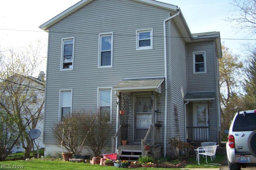 Nice 2 bedroom apartment.  Depending on your needs you could use the large bedroom for the living room and the other area as a dining area and still have the small bedroom for a nice 1 bedroom apartment.  There are laundry hook ups to your own gas and electric utilities in the shared basement.  The basement has an outside entrance so you can even store a bike in the basement easily.  The bathroom is somewhat narrow and is access thru the smaller bedroom.  Very cute apartment with nice high ceilings.  May be Available for occupancy 2nd week of June, apply to see it now to lock in a lease!  No pets and no smoking on the property, please.  This is the center main floor unit of this well cared for tri-plex.