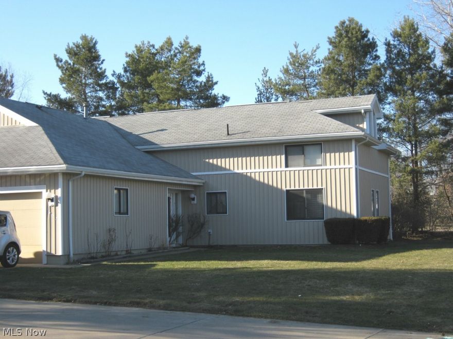 $10,000 PRICE REDUCTION! Motivated Seller!! Wonderful opportunity to own one of the larger units.  Enter through the ceramic tiled foyer to an open floor plan.  Kitchen, sporting all newer stainless steel appliances, has pass through window to dining room, separate pantry, and is open to dinette area.  Open floor plan also features large great room / dining room area.  Great room has sliders to private concrete patio.  Spacious master bedroom easily accommodates king-sized bedroom set, has 7’x7’ make up area, large closet and updated bathroom.  Balance of first level includes additional bedroom, full bathroom, and ceramic tiled laundry room.  Spiral staircase to large carpeted loft with walk-in closet.  Attached two car garage features drain & water.  Newly sided in 2012 – assessment paid in full. All electric updated. Additional guests?  No problem!  Visitor parking in close proximity!  This home offers all appliances and a home warranty!