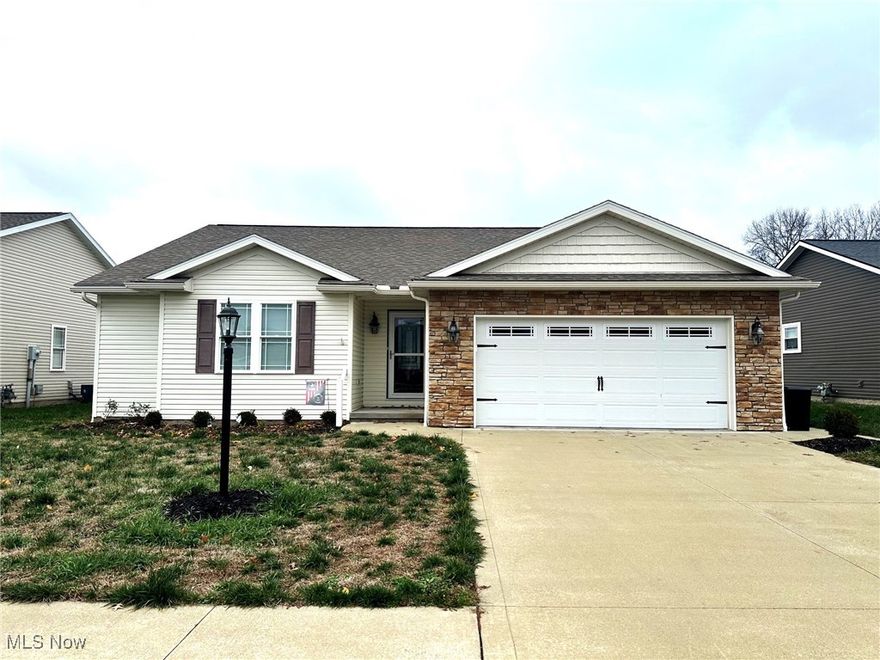 Welcome to your new home with this quality-built ranch nestled in a desirable southside New Phila neighborhood. 
As you enter the home you will see how the main living and open-concept floor plan seamlessly connects the living, dining, and kitchen areas.  Convenient access to the backyard patio makes this floor plan ideal for entertaining or enjoying quiet evenings.  The neutral décor throughout is sure to please anyone’s decorating style.

The master suite of this 3 bedroom home is located in its own wing providing privacy with a large closet space plus a spacious master bath.  The other two bedrooms have ample space and share a jack-and-jill full bathroom.  A ½ bath for guests is also provided.

A large finished basement, privacy fence and 2-stall attached garage help to complete this beautiful ranch.  Schedule your showing today and make this home your own!