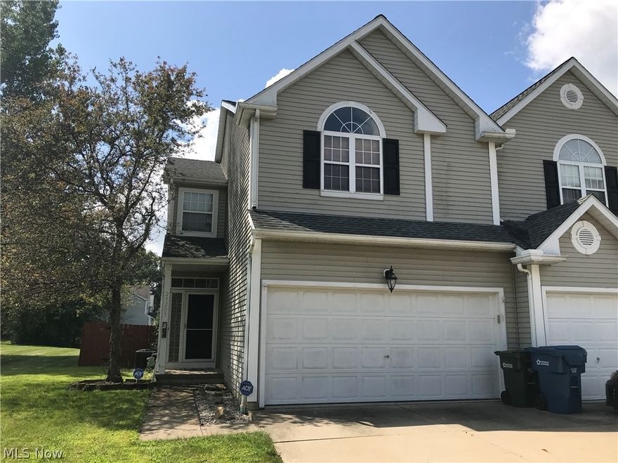 Look no further than this beautifully decorated town home. This end unit town home is located in Olmsted Falls which has recently been awarded for their exemplary school district. This 3 bed 2.5 bath home has a master bedroom with a walk-in closet and full master bath with separate shower and tub. The living room boasts cathedral ceilings, skylights, and a beautiful gas fireplace. The recently finished basement is wired for 5.1 surround sound and the projector stays as well. The basement also has a separate finished space currently used as a workout facility. The kitchen has modern touches such as under the cabinet LED lighting and a built in wine cooler. The dining room has newer Brazilian cherry hardwood floors and access to the concrete patio in the fully fenced in backyard. Pets are negotiable and all appliances including washer and dryer are staying as well. Call today to schedule your appointment!
