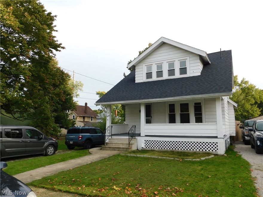 This home just got a new roof in august, new windows in 2015. Beautiful original woodwork throughout the home. The kitchen has tall cabinets all the way to the ceiling for lots of storage. The kitchen has a ceramic drain board sink and lots of counter space. The pantry has plenty of storage space or make your own coffee nook area off the kitchen.  The dining room has a gorgeous light fixture & a storage window bench with drawers, perfect space to sit and enjoy a book. The living room has a fireplace and a whole length of the wall ledge above it, two original glass door cabinets on each side of the fireplace. The upstairs offers two nice sized bedrooms & a full bathroom. Both bedrooms have nice sized closets. The basement has a few rooms for storage or workspace. The backyard is completely fenced in and has a wooden gate across the driveway for garage access. The garage has an added storage area on the back so plenty of room for storage or workspace. Conveniently located close to downto