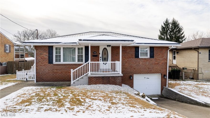 Welcome to this charming brick ranch nestled in the heart of Marland Heights! Step inside the front door to a bright, open living room that sets the tone for the warm and inviting feel throughout. The updated kitchen features granite countertops and a stylish design, with an adjacent dining area perfect for everyday meals or entertaining. Just off the kitchen, a cozy side porch leads to a spacious patio overlooking the large, fully fenced backyard that is ideal for relaxing, gardening, or hosting gatherings. This home offers two generously sized bedrooms and a beautifully updated full bathroom on the main level. The lower level adds even more versatility with a partially finished space that’s perfect for a home gym, rec room, or hobby area. The basement also includes a large laundry area and a convenient second full bathroom. With its thoughtful updates, functional layout, and desirable location, this Marland Heights ranch is one you won’t want to miss!