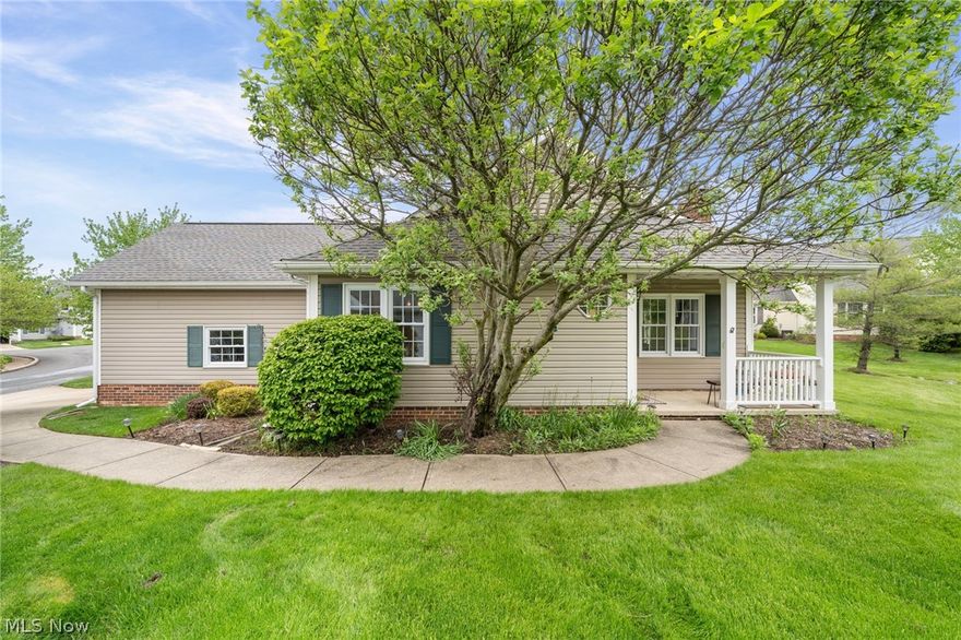 Charming cluster home in a highly desirable community! This well-maintained residence features a convenient first-floor owners suite, an additional guest bedroom, and a spacious second-floor loft perfect for a home office, media room, or extra living space or third bedroom. Enjoy the ease of an attached two-car garage and peace of mind with all major mechanicals, appliances, and the roof updated within the last 7 years. Open floor plan with contemporary feel.  Eat in kitchen with top of the line appliances, quartz tops and white cabinets.  All appliances to stay.  The community offers resort-style amenities, including three swimming pools, a tennis court, scenic walking trails, and a welcoming clubhouse ideal for an active and social lifestyle. A wonderful opportunity to enjoy comfort, convenience, and community living all in one!  Immediate occupancy.