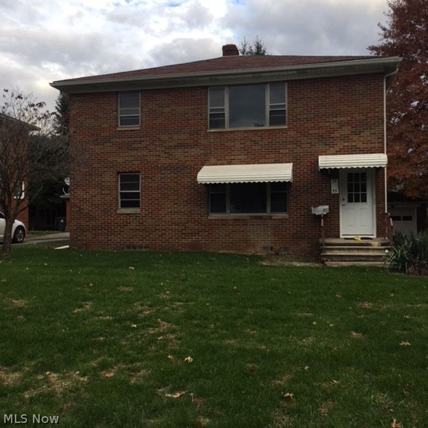 Great location, behind Starbucks off of West Market in West Akron. Close to retail, shopping, restaurants, bus line, and much more. This spacious apartment offers many amenities including hardwood flooring throughout, own laundry hook up in the shared basement, and a shared garage.  This two bed, one bath apartment has large living area an dining area, and galley style kitchen with tow entrances to the apartment. $35 application fee, screening includes but limited too eviction histories, criminal history, and credit scores. First  months rent and security required before move in.