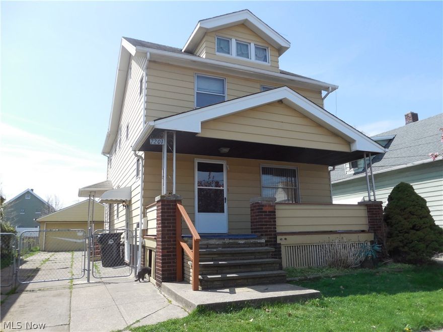 This property is a DUPLEX,DUPLEX,DUPLEX, front and rear units. 2 bedrooms each unit. Clean ,Clean ,ready to MOVE IN. Separated BASEMENT, for extra privacy,separated ATTICS. THIS IS VERY UNIQUE property with a BIG fenced yard, plus a GREAT  two car GARAGE..THIS IS A MUST SEE. DON,T BE LATE.
PRICE DROP FOR  QUICK SALE .