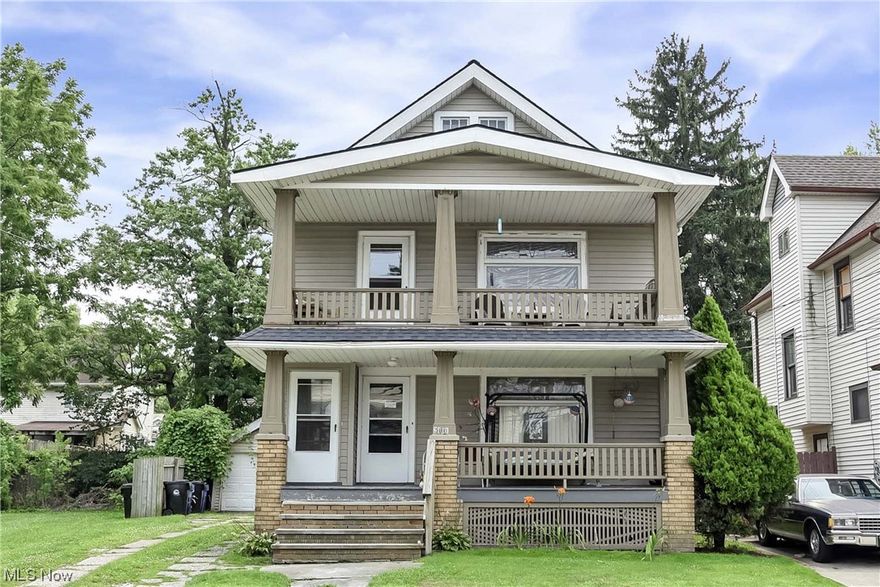 Fabulous opportunity to add to your portfolio! Well maintained, fully occupied duplex is just waiting for it's next owner. Both units have two sizeable bedrooms, with a coxy fire place and charming built-in cabinet and crowned molding. The upper unit accesses a walk-up attic that could easily be converted in to a third bedroom. New roof in June 2023. Conveniently located near shopping, dining, parks, hospital facilities and freeway access.