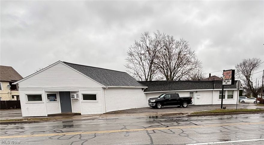 Established bar for sale with three additional parcels included. Sale includes the bar building, land, and all bar equipment, fixtures, and
furnishings. Attached kitchen equipped with pizza ovens, griddle, double basket fryer and commercial refrigerator and freezer, allowing
for continued or expanded food service. Liquor license is transferable. Turnkey operation with an existing customer base. Owner may
consider financing for qualified buyers. Property offers flexibility for continued use, expansion, or potential redevelopment. Ideal for
owner-operator or investor. Financial information available to qualified buyers. Please do not approach the staff about the business or
sale. A loft for a DJ and a partial basement for additional storage. Three new furnaces and a Heat Pump with AC. Keg Cooler, Freezer,
and Refrigerator 2023, new roof on pizza shop 2024, new siding and much more. Current owners are ready to retire and turn the keys
over to a new owner to continue this special neighborhood business.