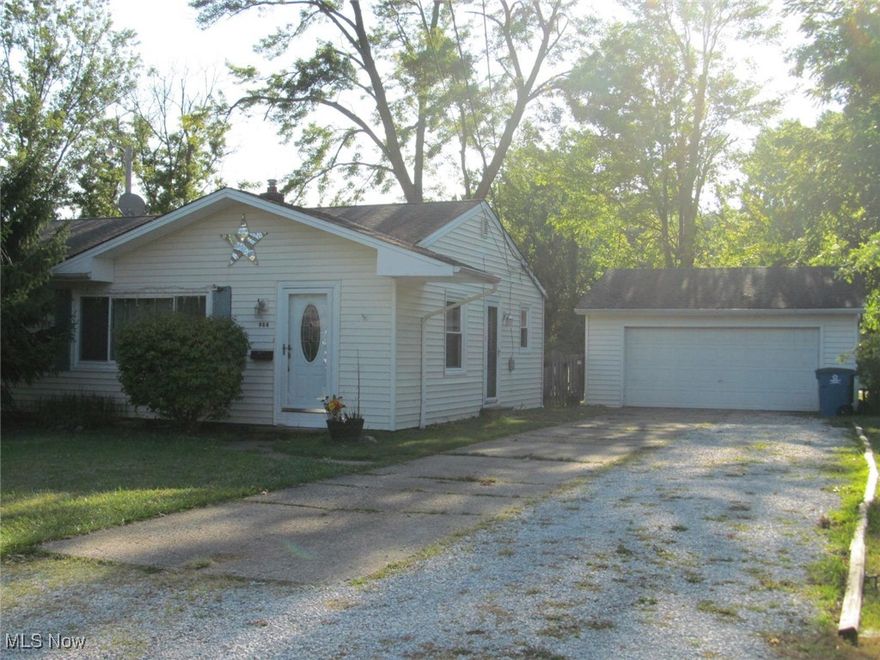 This home is an estate. This Ranch style home features 3/4 bedrooms, 2 full baths, living room, dining room combo and an eat in kitchen, plus a laundry room. Laminate flooring throughout. Pull down attic storage. This home boats an addition to the third bedroom with creates a 2 room suite with a full bath or can e converted back to a tandem double bedroom.  Ideal for a large master bedroom has access to rear deck and patio. Backyard is fenced. 2 car garage with electricity and sewer drain. Double wide driveway ready for your decorative touch. One year warranty included.