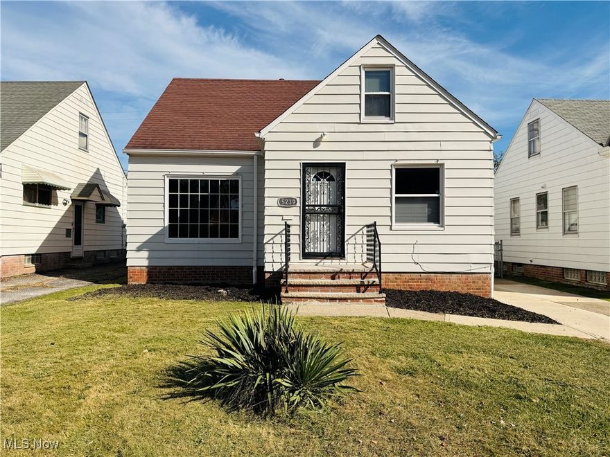 This beautifully updated bungalow home offers a perfect blend of classic charm and modern convenience, boasting the following features: 3 spacious bedrooms with ample natural light, fresh paint. 1 full & 2 half bathrooms, recently renovated with modern fixtures. Updated kitchen with granite countertop, & ample cabinets. Cozy living room with vinyl plank floors & 1 car detached garage. Additional updates include vinyl windows, new HWT, new plumbing fixtures, updated kitchen cabinets & flooring, fresh paint and new  updated electrical and aluminum siding.