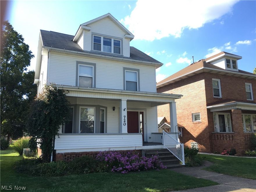 Solid 2 story home in a nice location.  This home offers 3 bedrooms along with a finished attic used as a bonus room, rec room or even a 4th bedroom.  Full bath on second level.  Living room, dining room, huge eat-in kitchen with breakfast bar and 1/2 bath on the main level.  40' x 160' lot with large backyard, 2 car detached garage.  Seller is offering a 1 year Americas Preferred Home Warranty along w/ immediate possession!