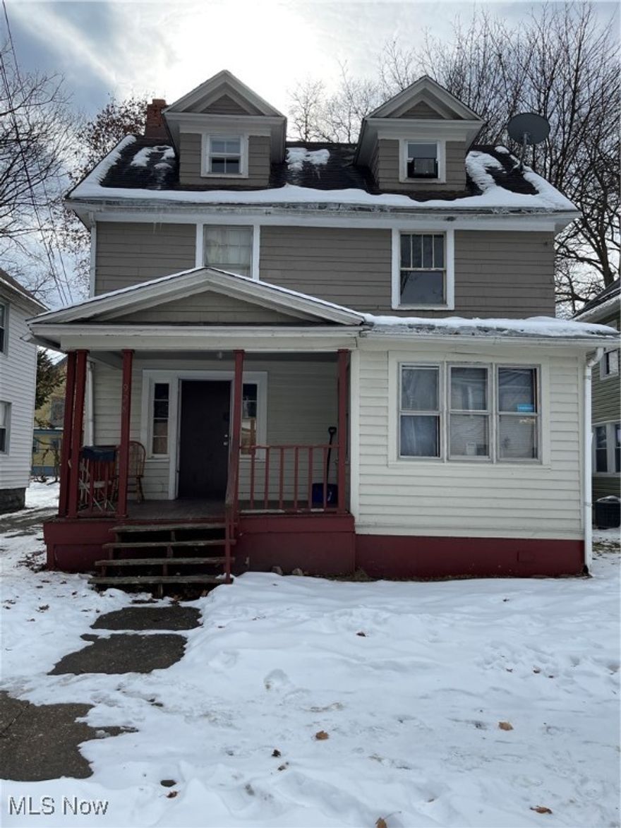 A fantastic investment opportunity awaits. Highland Square 3 bedroom 1 bath home. Enter into the living room with a generous-sized dining room that leads into the Kitchen with a  room converted into a bedroom on the first floor that was a solarium.  Hardwood floors through living room, dining and bedrooms.  Out building 12 x 15  in the back for storage.     Ready to continue as an investment or make your own. Needs a little TLC to add your own personal touches.