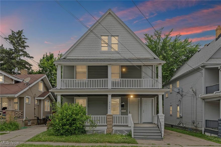 Attention turn key Cleveland investors or House Hack Enthusiasts! Check out 4104 Clybourne Ave located in Cleveland's Old Brooklyn neighborhood. Featuring newer windows, roof, and HVAC, all replaced in the last 3 years. Both units are move in ready! With rents in the area above $1k for similar properties, this one is an easy decision! No seller financing or sub-to offers will be considered. Property being sold as-is. AGENTS READ REMARKS.