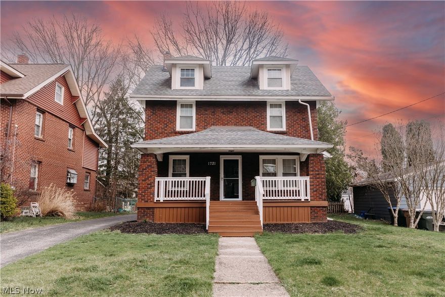 Beautifully updated brick Colonial offering timeless character with modern updates! This spacious 4-bedroom home features refinished hardwood floors (2023) that flow throughout, adding warmth and elegance. The finished third floor provides a versatile space—perfect for a home office, study, or additional living area.

Enjoy the bonus enclosed porch overlooking the backyard, ideal for relaxing or entertaining in any season. The home also includes a detached two-car garage and a functional layout designed for comfortable living.

Major updates bring peace of mind, including HVAC (2020) and sump pump (2019). Conveniently located near Gorge Metro Park, Front Street, and highway access, this home combines charm, space, and an unbeatable location.

Don’t miss your opportunity to own this move-in ready gem! Call today to schedule your private showing!