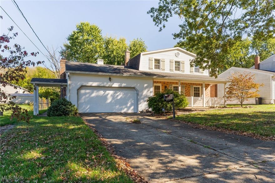 Welcome to 6137 Acatello Place, a spacious colonial tucked away in a quiet Poland neighborhood just steps from the Poland Swim Club. Offering 3 bedrooms, 2.5 baths, and nearly 1,900 sq ft of living space, this home blends character with functionality.

The main level features a bright living room, formal dining room, half bath, and a cozy family room with a gas fireplace. The kitchen is a highlight with two stoves, two sinks, and generous cabinet space—perfect for home cooking or entertaining.

Upstairs, you’ll find three comfortable bedrooms and a full bath, with hardwood floors preserved beneath the carpet. The finished lower level offers a versatile retro-style bar and recreation area, an additional shower, laundry, and ample storage.

Out back, enjoy a fully fenced yard with a deck and patio, providing room to relax, garden, or host gatherings. Key updates include a new roof, skylights, gutters, and fencing (2014) plus new central air (2013), with HVAC serviced regularly for peace of mind.

Located near schools, shopping, dining, and parks, this home offers both comfort and convenience in a highly sought-after area. Don’t miss your chance to make 6137 Acatello Place your new address!