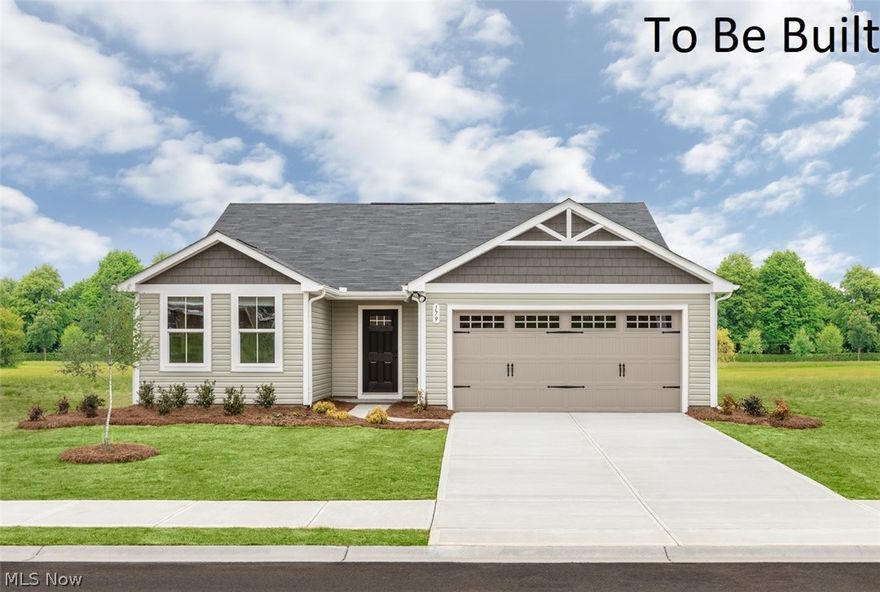 Low maintenance homes with landscaping in Stark County in the highly-rated Tuslaw school district. To Be Built. Photos for representation only.