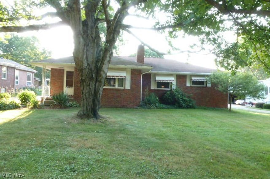 Attractive all brick four bedroom ranch home. Very spacious interior featuring hardwood floors, eat-in kitchen, stone fireplace, plenty of closet space, partially finished full basement, and double detached garage. Exterior includes privacy fenced backyard with built-in pool. Immediate possession!