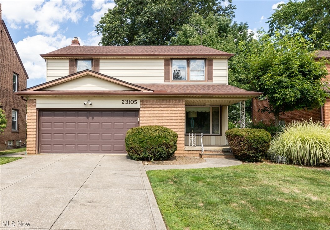 Great layout and lots of curb appeal in this wonderfully spacious Colonial! Combination Living and Dining room is ideal for entertaining large groups for holiday dinners! Eat-in Kitchen with double oven and ample storage has room for a full dinette overlooking park like setting!. Paneled Family room with built-ins ideal for watching TV or hosting game nights! Family room has door to back patio and yard. Upstairs Master suite is simply huge at 30 by 13 feet, with an amazing walk-in closet and en-suite full bath with stall shower. Fourth bedroom was used to make space for closet and can be restored! Two additional bedrooms share full bath in hall with shower over tub. Full basement has plenty of storage space. Convenient first floor Laundry! Two car attached garage! New AC! All the Beachwood amenities including award winning schools, Aquatic Park and Playground, and Walking and Dog Trails! Steps to Cedar Green shopping and dining district! Lovingly maintained by same Owner since 1978! Don't miss this home!