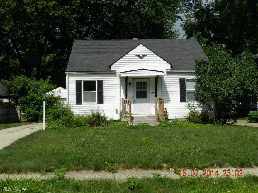 Cute and Charming home situated on a very desirable street with many updates including a fresh exterior along with central air and a relaxing sunroom! Spacious room that have been updated. Great home, great street with a detached garage. Bank owned and being sold "as is". Ready for a new owner and offered at a discount price.