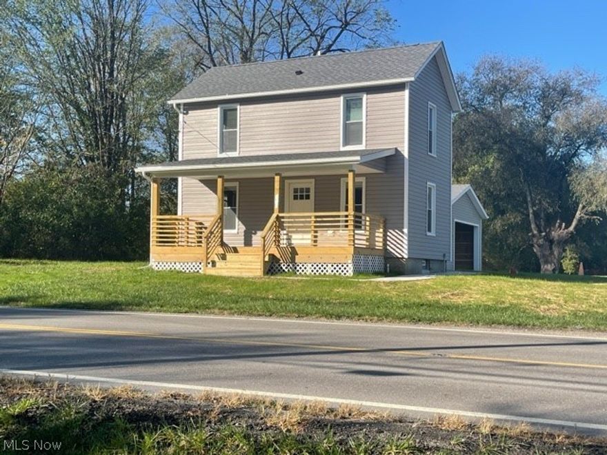 This is a MUST see property. Fully updated cozy 3 bedroom 1.5 bathrooms located on over 3 acres of land with a pond in Champion township. 
This home has a large living room with a half bath and formal dining room all on the main floor with first floor laundry.   Upstairs is 3  bedrooms with a fully remodeled bathroom. If you walk outside there is a brand new 2.5 car garage (new garage door will be installed Friday October 29.) or you can go relax by the large pond. Like new house since it was gutted down to studs. New Furnace and ac/ insulation/ electrical/ plumbing, siding, windows and roof. Also a new well was installed. a MUST see. Will sell fast.