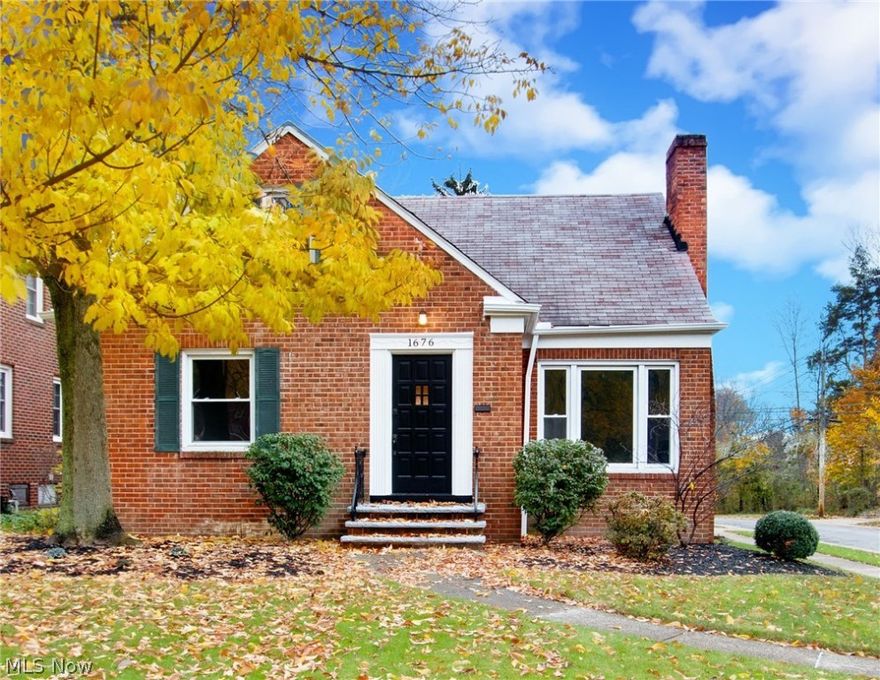 Enjoy custom features and professional updates at a reasonable price, on this sought after South Euclid street.  This spacious 3 BR 1BA home has been completely updated.  Large living room with the original hardwood floors that have been refinished and updated fireplace with ceramic tile and wood mantle.   Enter the new eat-in kitchen/dining area where two walls were knocked out to create an open concept.  The kitchen boasts quartz countertops, soft close cabinets, recessed/canned lighting, laminate wood flooring, and brand new stainless steel appliances.  Off kitchen area is enclosed porch – three season room.  Upstairs features a large master bedroom with 10X10 walk in closet, all new fixtures and carpeting.  Enjoy the lower level finished recreation room with a fireplace.  Lower level also has super clean unfinished side for ample storage.  Other updates include; new furnace, newer roof, new garage door and siding, new electrical panel, and all new outlets, switches, and lights, bas